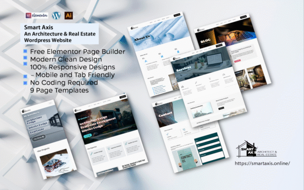 Smart Axis – An Architecture and Real Estate Template Kit Elementor Kit