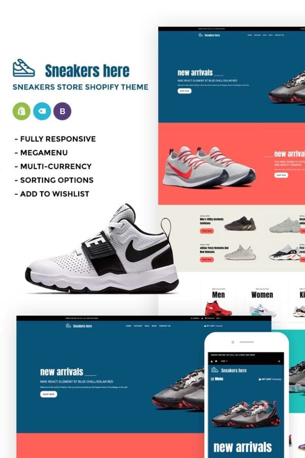 Sneakers Here – Sneakers Store Shopify Theme