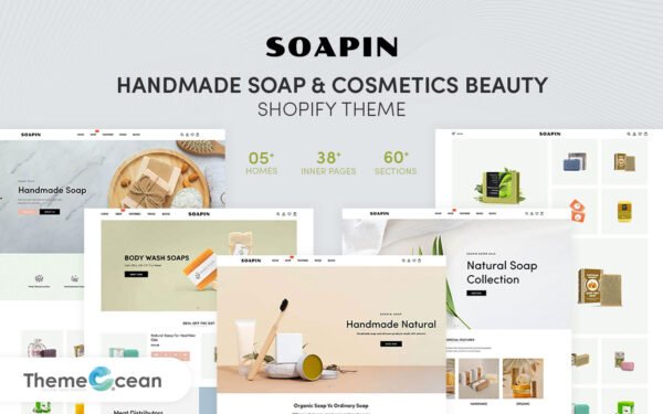 Soapin – Handmade Soap & Cosmetics Beauty Shopify Theme