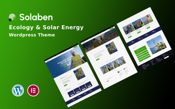 Solaben – Ecology & Solar Energy WordPress Theme