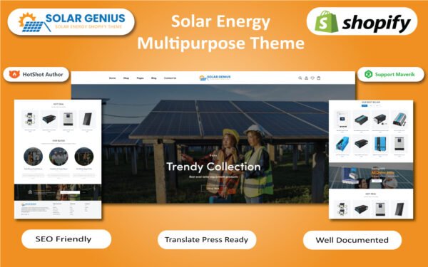 Solar Genius – Solar, Wind & Renewable Energy Store Shopify Theme