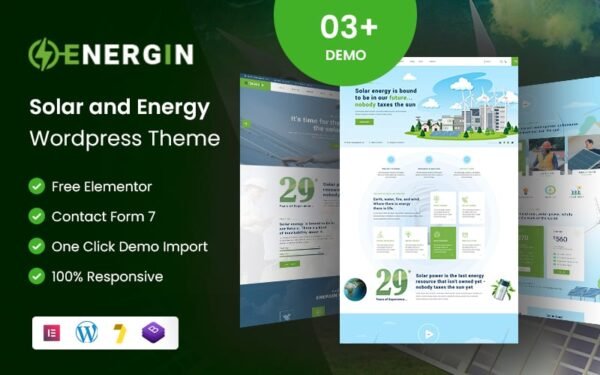 Solar – Solar & Renewable Energy WordPress Theme