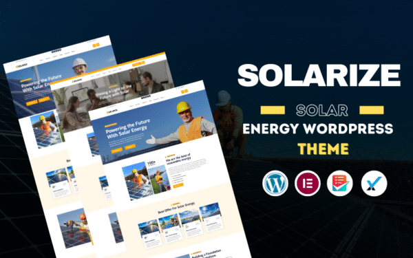 Solarize – Solar and Renewable Energy Wordpress Theme WordPress Theme
