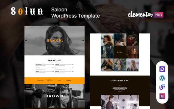 solun – Beauty & Hair Salon WordPress Theme