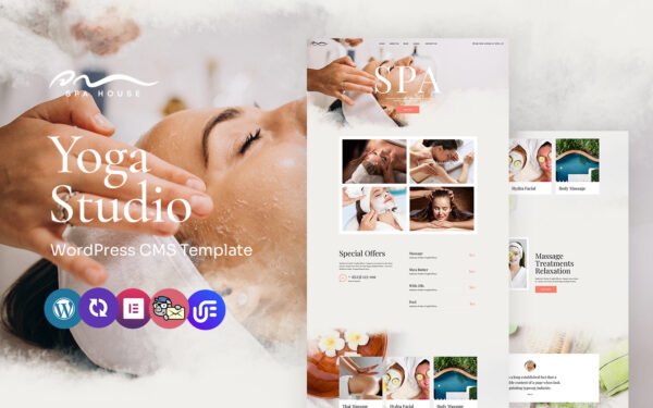 Spa House – Spa & Wellness Multipurpose WordPress Elementor Theme WordPress Theme