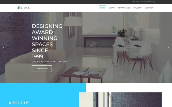 Spaco – Architecture Multipurpose Modern WordPress Elementor Theme WordPress Theme