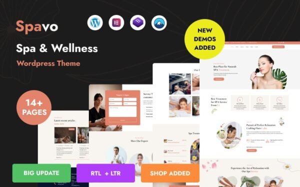 Spavo – Spa And Wellness WordPress Theme
