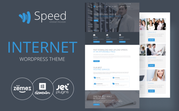 Speed – Internet Theme with Elementor Builder WordPress Theme
