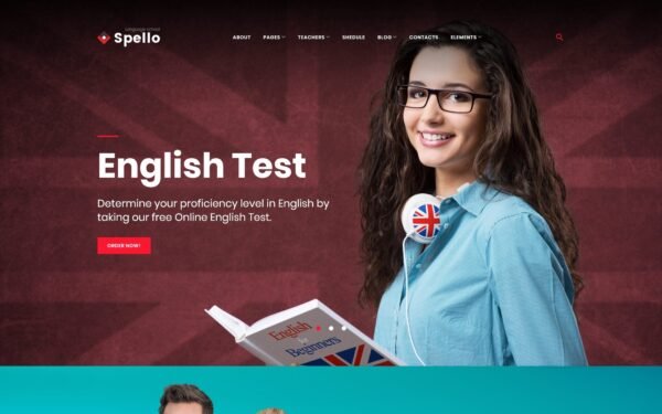 Spello – Language School WordPress Theme
