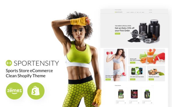 Sportensity – Sports Store eCommerce Clean Shopify Theme