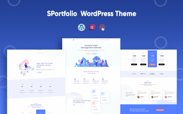 SPortfolio – Simple Minimalist Multi-Purpose WordPress Theme