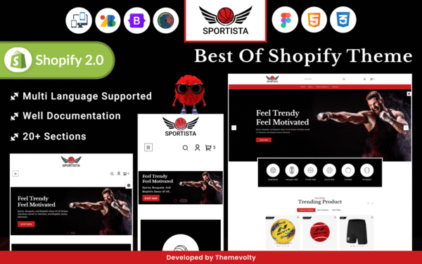 Sportista – Mega Sports Shopify 2.0 Theme Shopify Theme