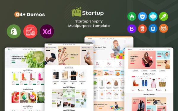 Startup – Multipurpose Supermarket Shopify Template Shopify Theme