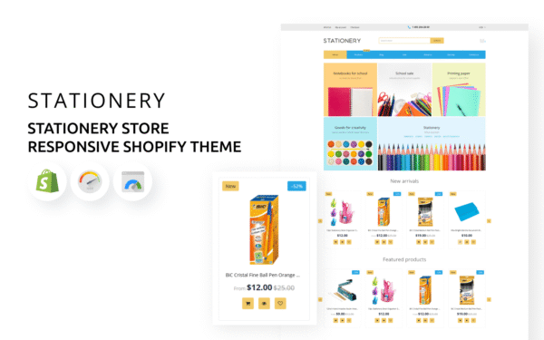 Stationery – Stationery Store Responsive Shopify Theme