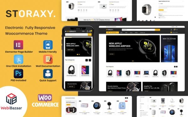 Storaxy – Mega Electronic Super Store WooCommerce Theme