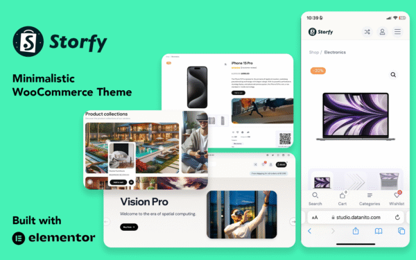 Storfy – Minimalistic WooCommerce Theme