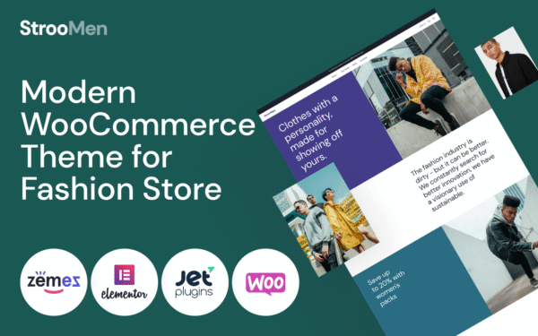 StrooMen – Men’s Fashion eCommerce Store WooCommerce Theme