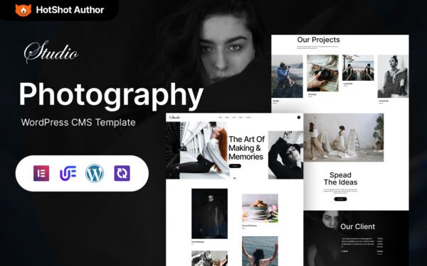 Studio – Photography Portfolio Elementor WordPress Theme