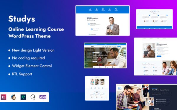Studys – Online Learning Course WordPress Theme