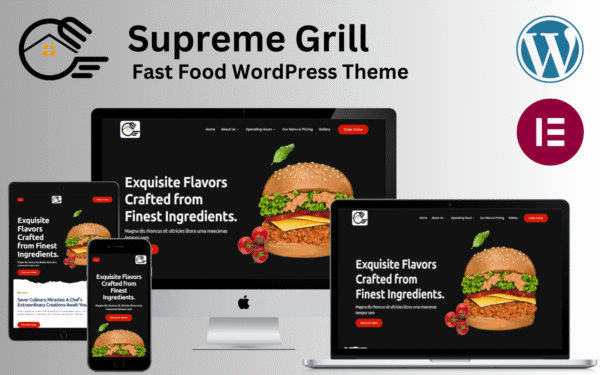 Supreme Grill – Fast Food WordPress Theme