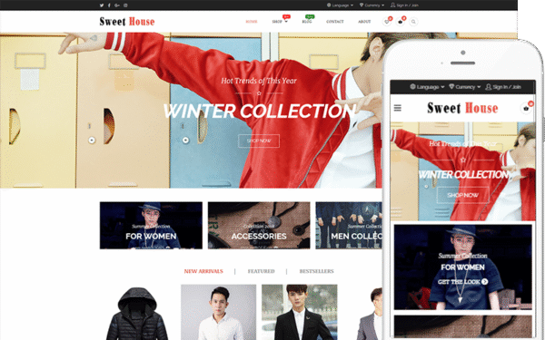 Sweet House – Modern Fashion Theme WooCommerce Theme