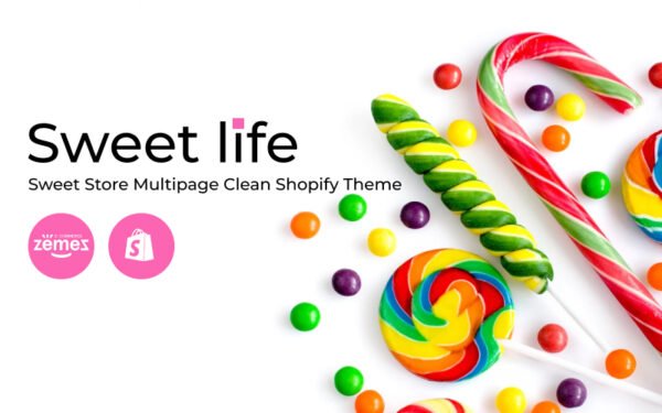 Sweet Life – Sweet Store Multipage Clean Shopify Theme