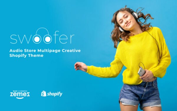 Swoofer – Audio Store Multipage Creative Shopify Theme
