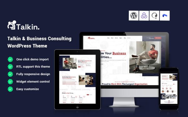 Talkin – Business Consulting WordPress Theme