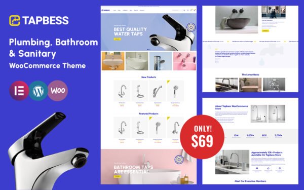 Tapbess – Plumbing, Bathroom & Sanitary WooCommerce Theme