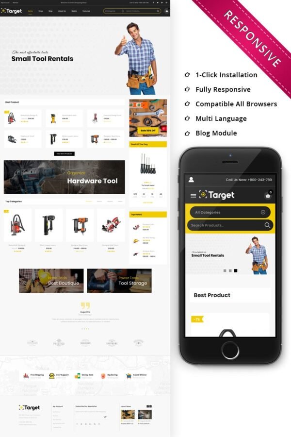 Target – The Tool Store Responsive WooCommerce Theme