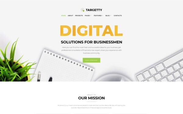 Targetty – Fancy Advertising Agency WordPress Elementor Theme WordPress Theme