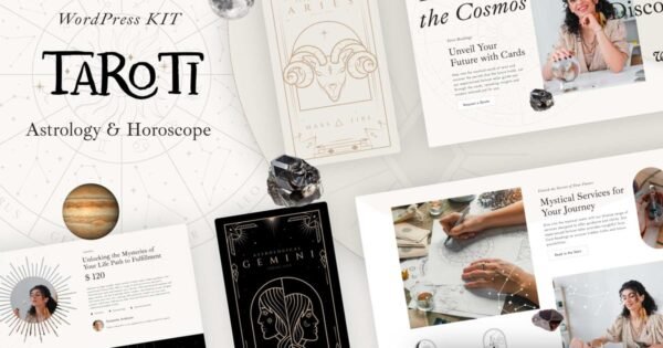 Taroti – Astrology & Horoscope Elementor Pro Template Kit