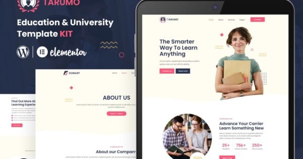 Tarumo – Education & University Elementor Template Kit