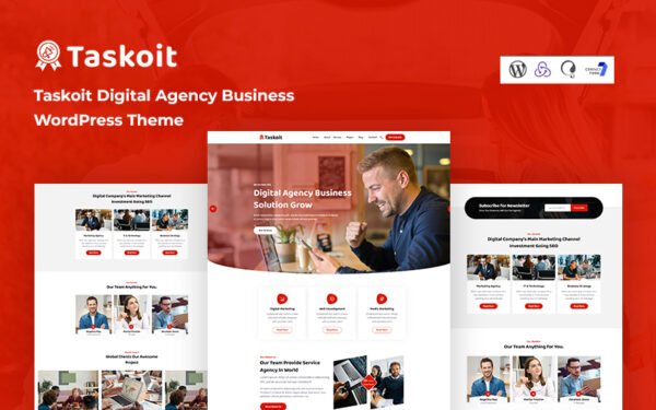 Taskoit – Digital Agency Business WordPress Theme