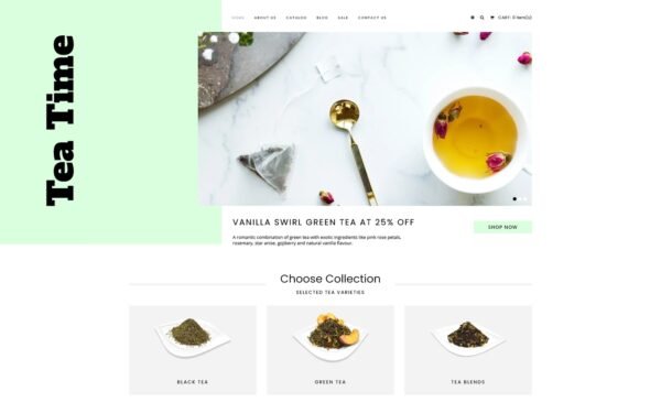 Tea Time – Sophisticated Online Tea Store Shopify Theme