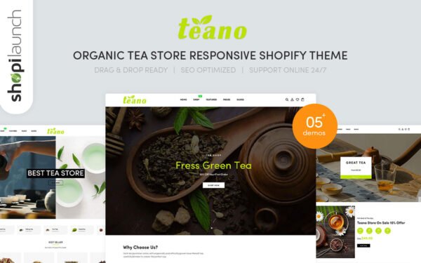 Teano – Organic Tea Store Shopify Theme