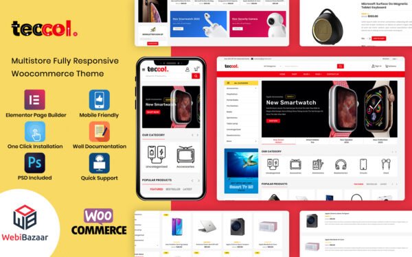 Teccol – Responsive WordPress WooCommerce Theme