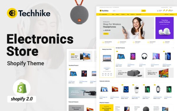 Techhike – Multipurpose Electronics Store Shopify Theme
