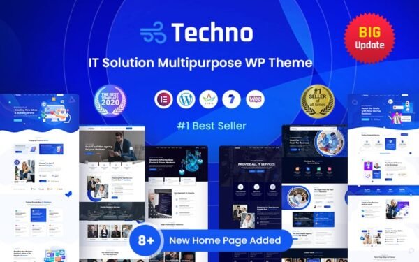 Techno – Technology IT Solutions & Business Consultant WordPress Theme