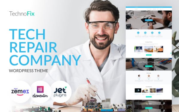 TechnoFix – Tech Repair Company WordPress Theme