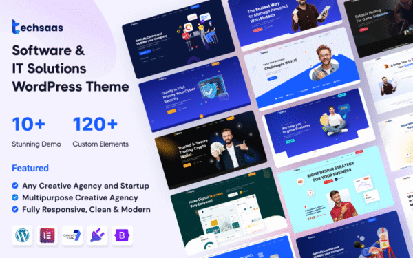 Techsaas – Software and IT Solution SaaS WordPress Theme