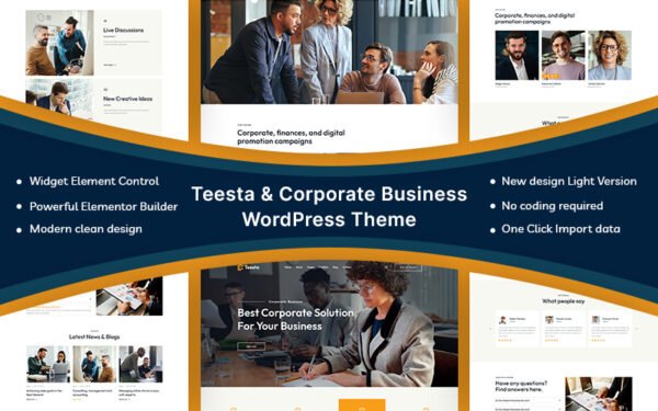Teesta – Corporate Business WordPress Theme