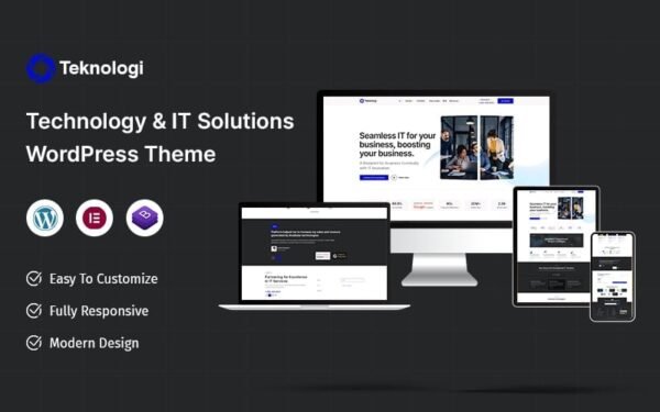 Teknologi – Technology & IT Solutions WordPress Theme