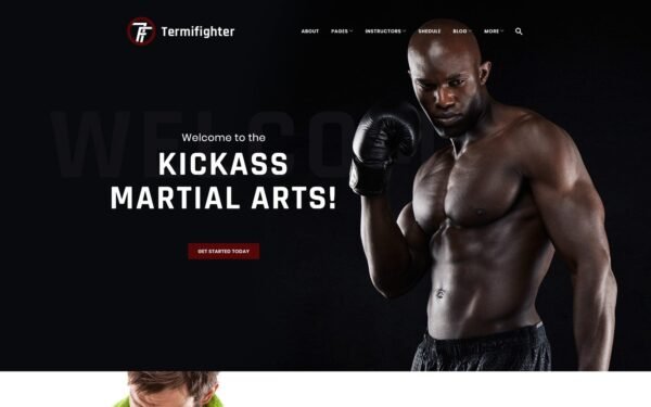 Termifighter – Martial Arts Club Responsive WordPress Theme