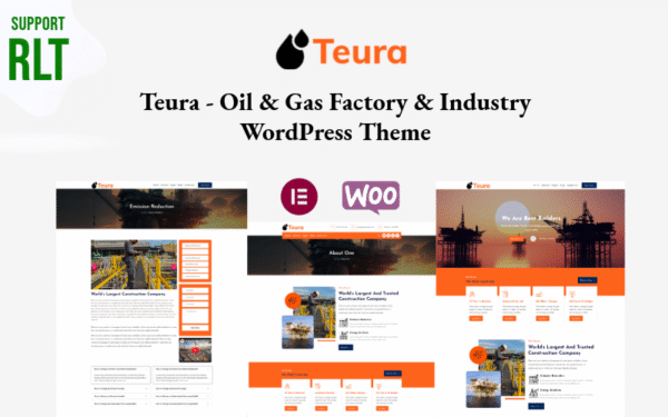 Teura – Oil & Gas Factory WordPress Theme