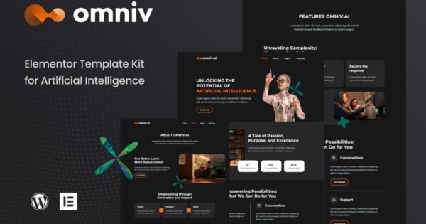 Omniv AI – Artificial Intelligence Elementor Template Kit