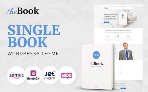 The Book – Single Book WooCommerce Theme