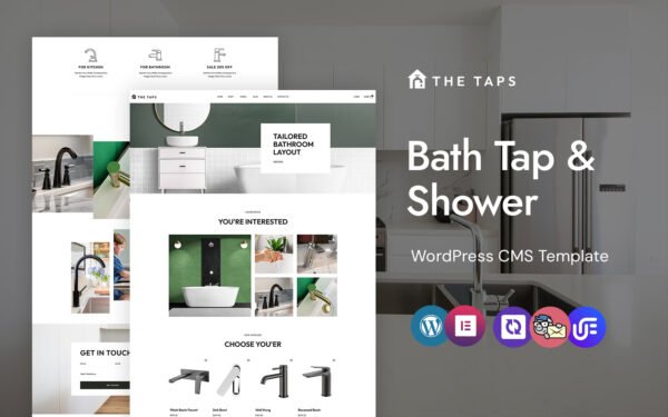 The Taps – Plumber Services WordPress Elementor Theme WordPress Theme