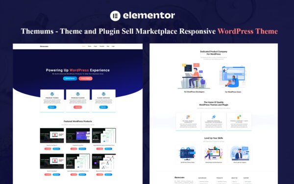 Themums – Theme and Plugin Sell Marketplace Responsive WordPress Theme