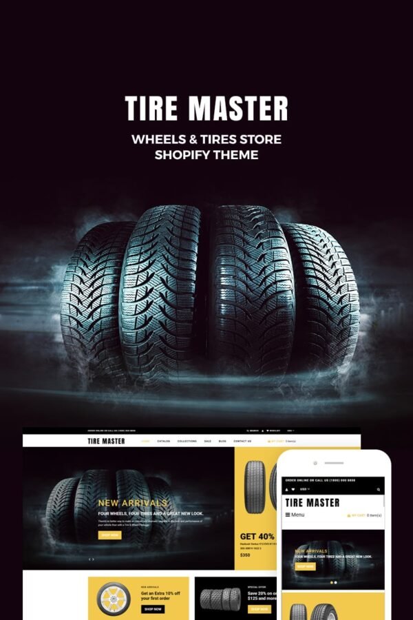 TireMaster – Wheels & Tires Shop Shopify Theme
